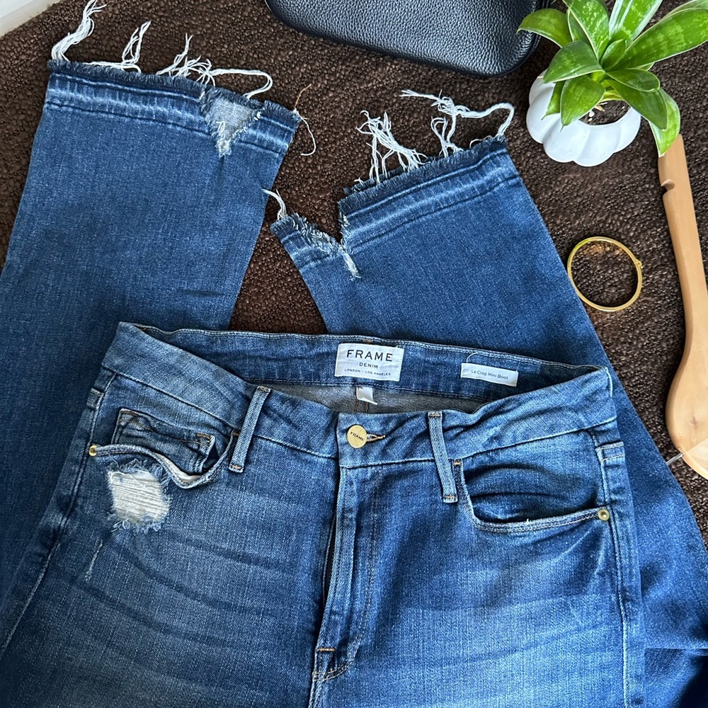 FRAME Le Crop Mini Boot